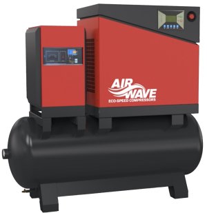 Airwave ECO-Speed TD Fixed Speed 20CFM - 10 Bar 350L Tank Mounted Compressor & Dryer - 400v